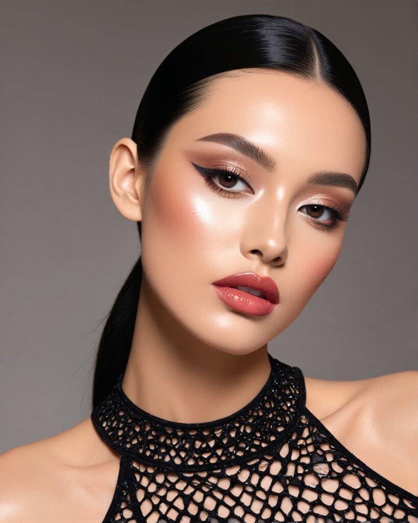 model makeup look